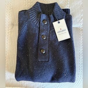UNTUCKit Men's Gordonne - Sky Captain Sweater